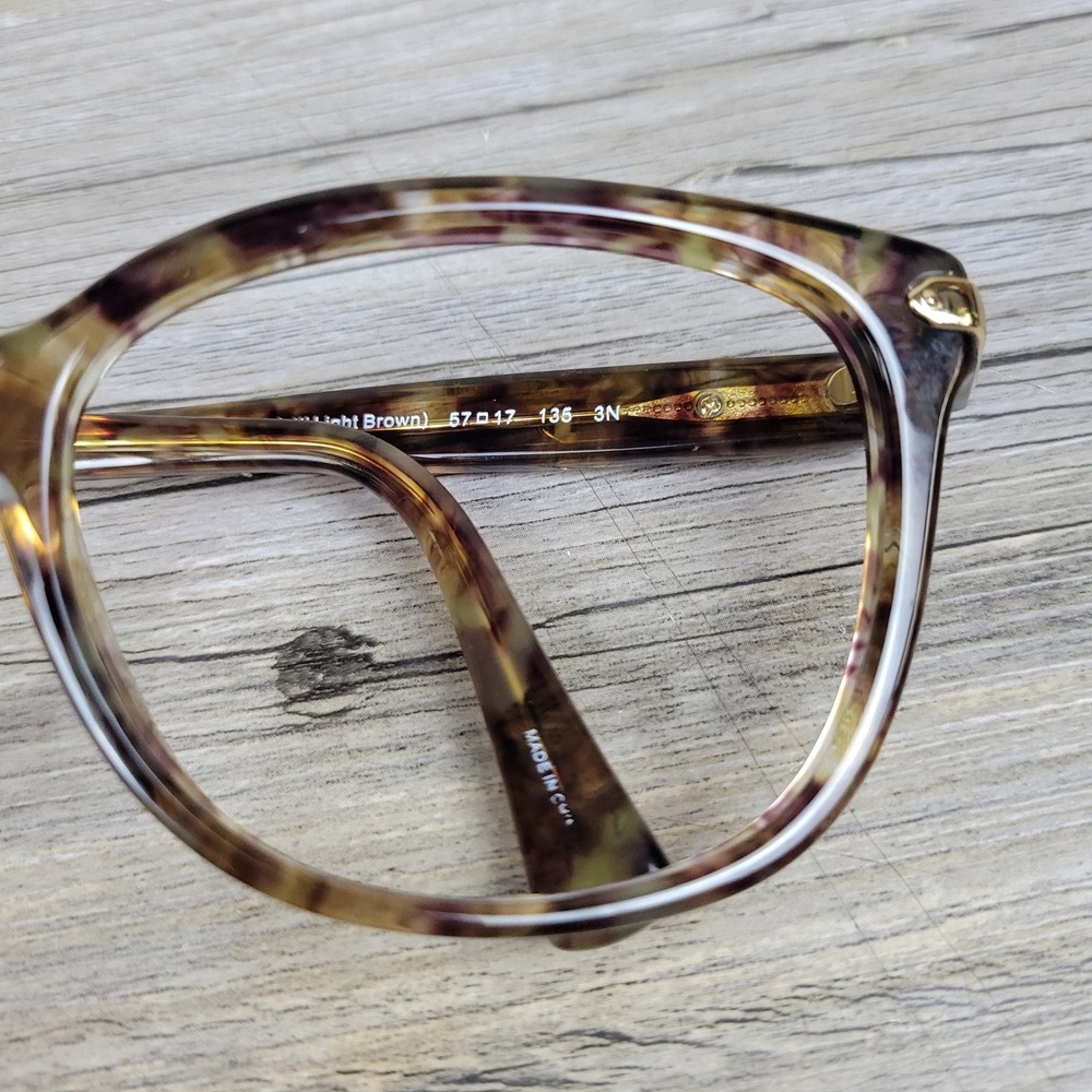 Coach Eyeglass Frames HC8132 L109 Confetti Light Brown 528713 Tortoise 57-17-135 - Picture 12 of 16